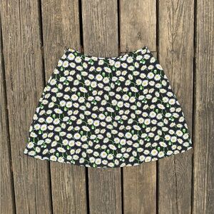 Vintage 90s My Michelle Daisy Floral Mini Skirt